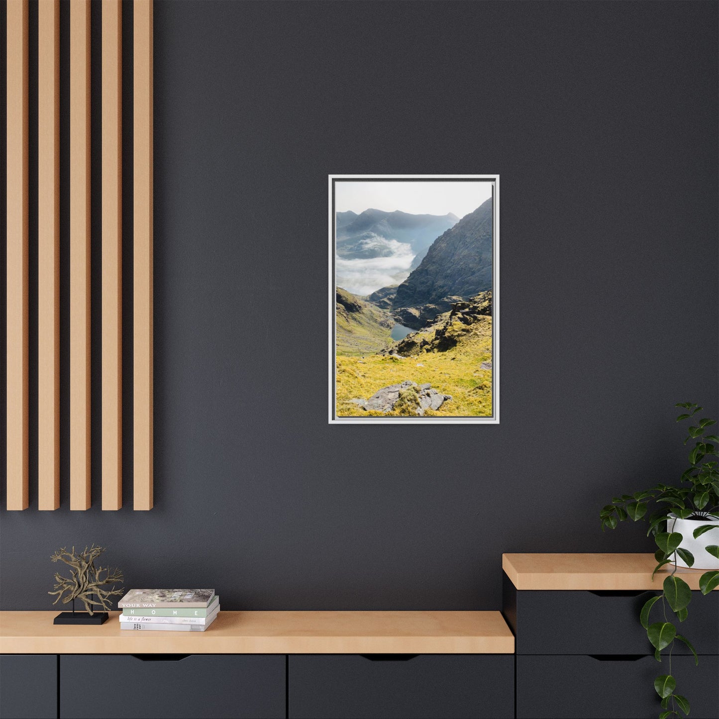 Kerry Mount Matte Canvas, Framed (Multi-color)