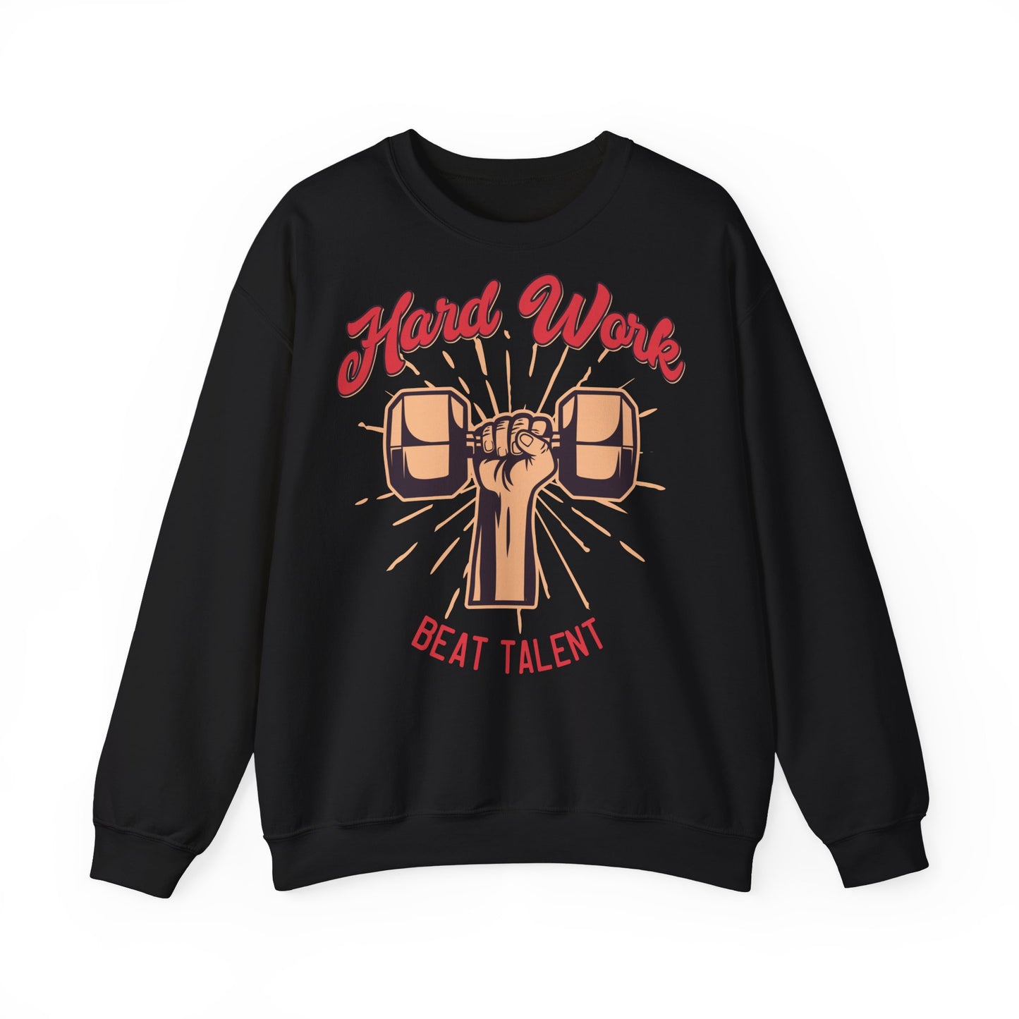 Hard Work Pays Unisex Heavy Blend™ Crewneck Sweatshirt - Fitness Apparel