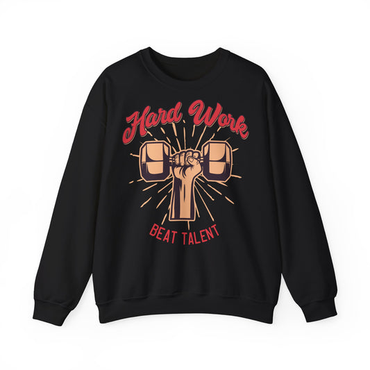 Hard Work Pays Unisex Heavy Blend™ Crewneck Sweatshirt - Fitness Apparel
