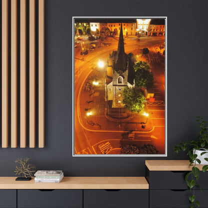 Listowel Church Matte Canvas, Framed (Multi-color)