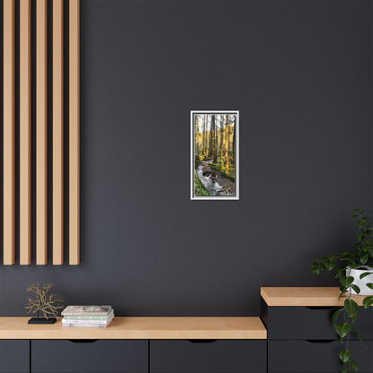 Glanageenty Forest Trail 2 Matte Canvas, Framed (Multi-color)