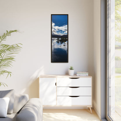 Lake Matte Canvas, Framed (Multi-color)