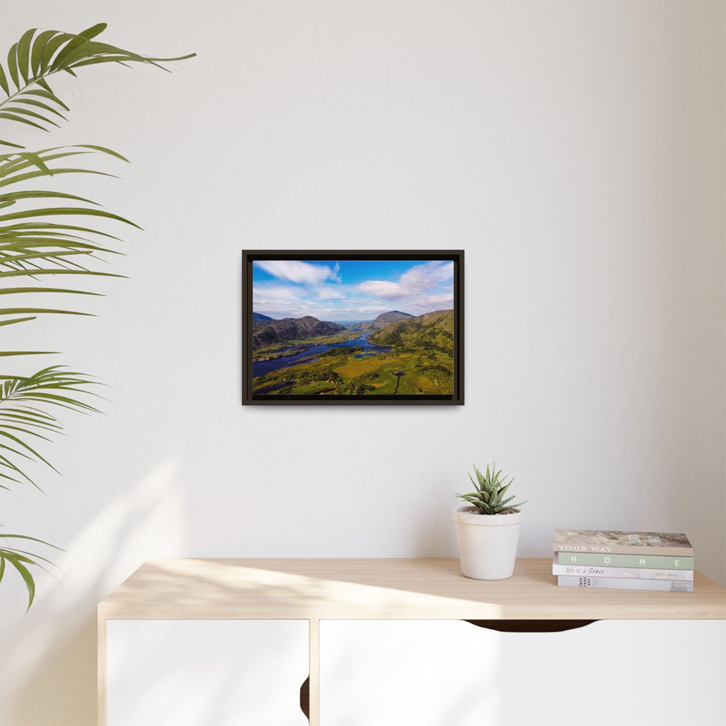 Ladies View Killarney Matte Canvas, Framed (Multi-color)