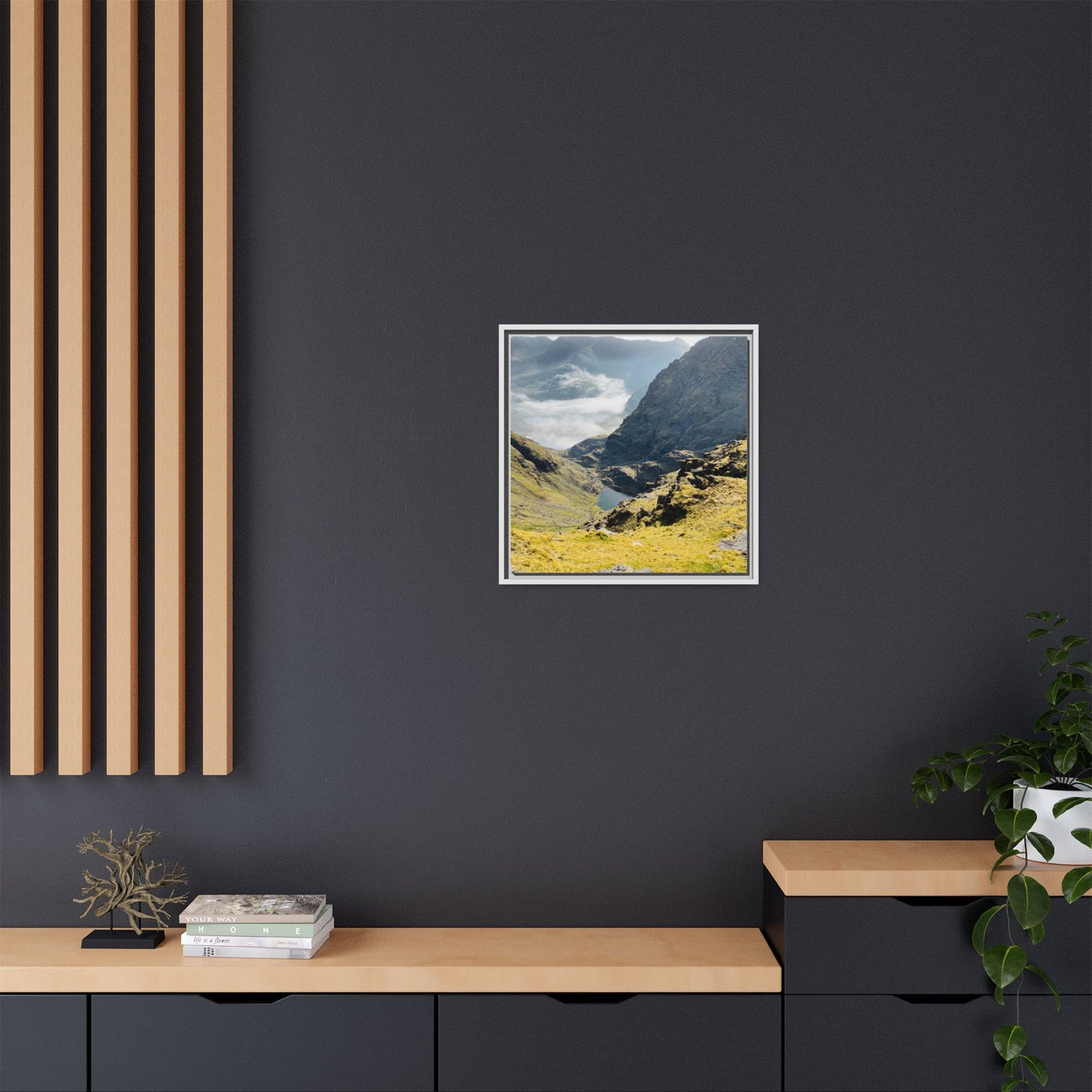 Kerry Mount Matte Canvas, Framed (Multi-color)