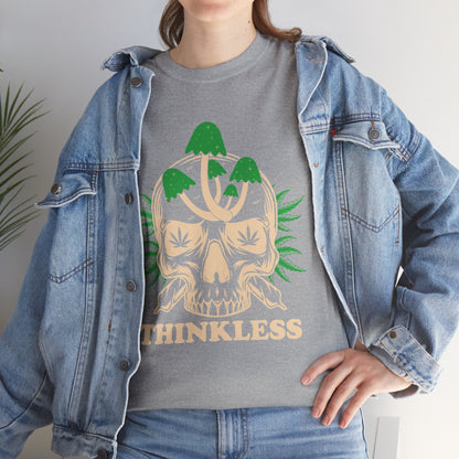 Mushroom Skull 'THINKLESS' T-Shirt