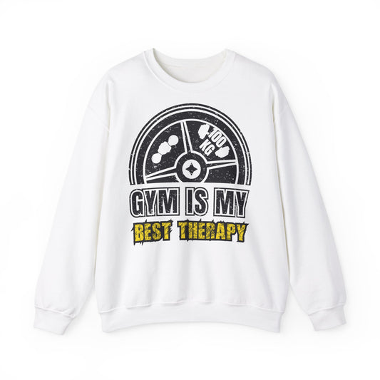 Gym Is My Best Therapy Unisex Heavy Blend™ Crewneck Sweatshirt