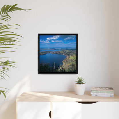 Kuckross Lake Matte Canvas, Framed (Multi-color)