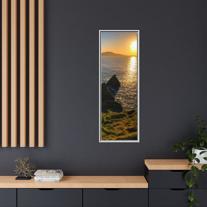 Dunquin Pier Matte Canvas, Framed (Multi-color)