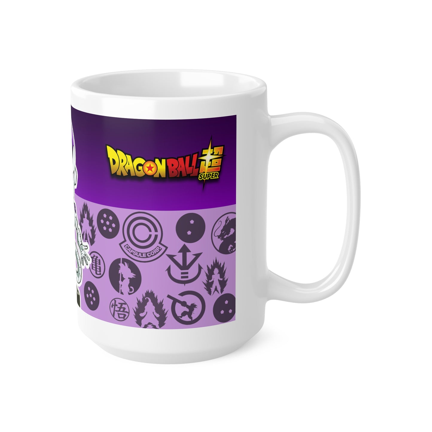 Dragon Ball Super Ceramic Coffee Cups - Anime Character Design, 11oz & 15oz