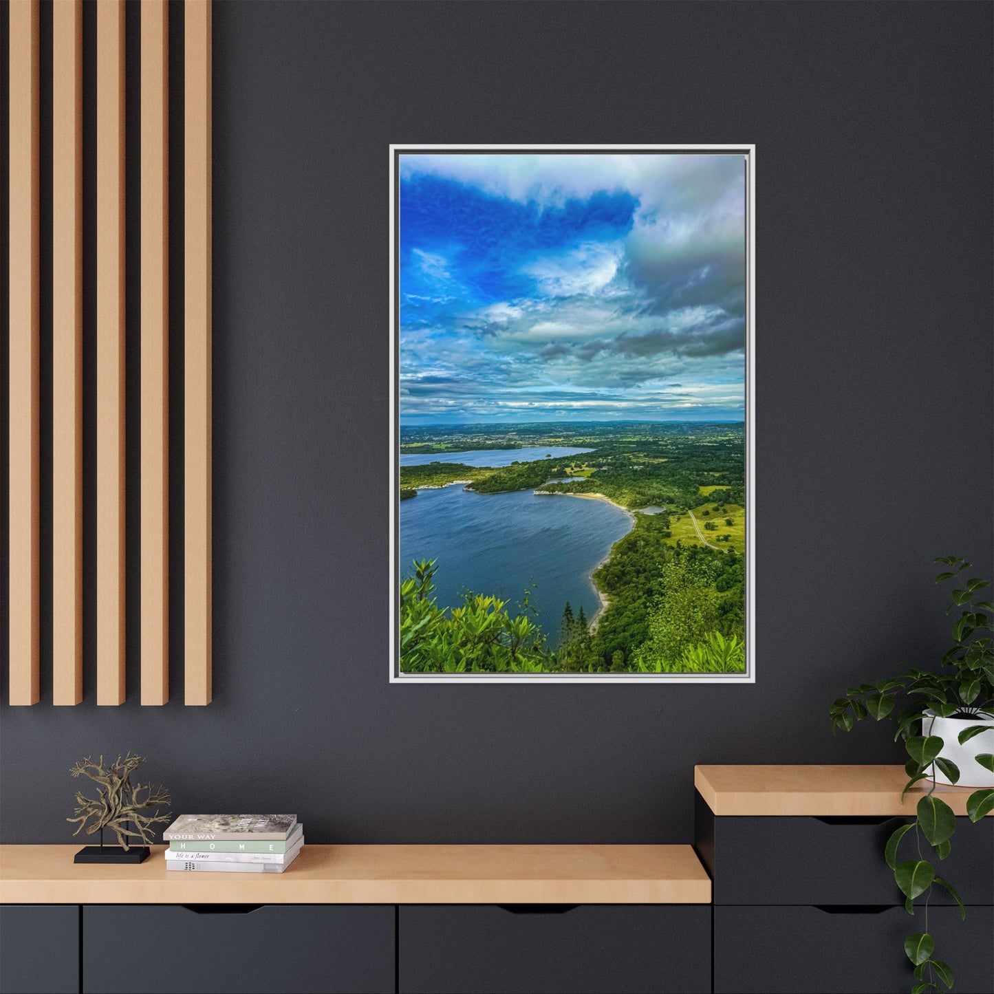 Killarney Trail 2 Matte Canvas, Framed (Multi-color)