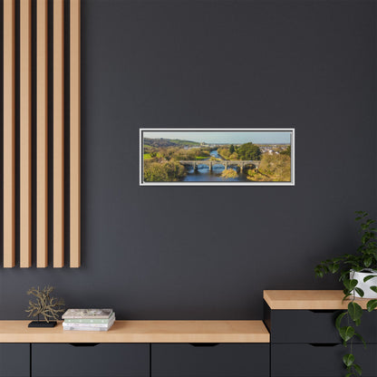 Listowel Bridge Matte Canvas, Framed (Multi-color)