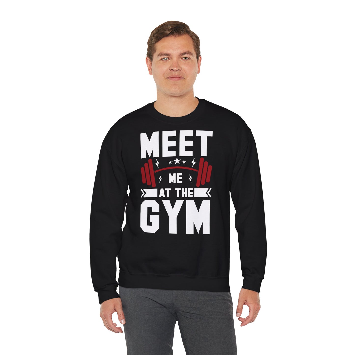 Meet Me In The Gym Unisex Heavy Blend™ Crewneck Sweatshirt