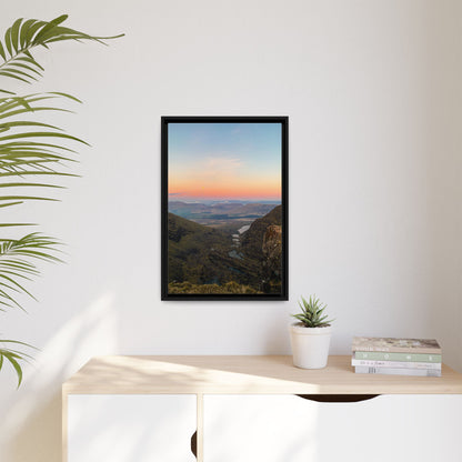 On The Way To Mount Brandon Matte Canvas, Framed (Multi-color)