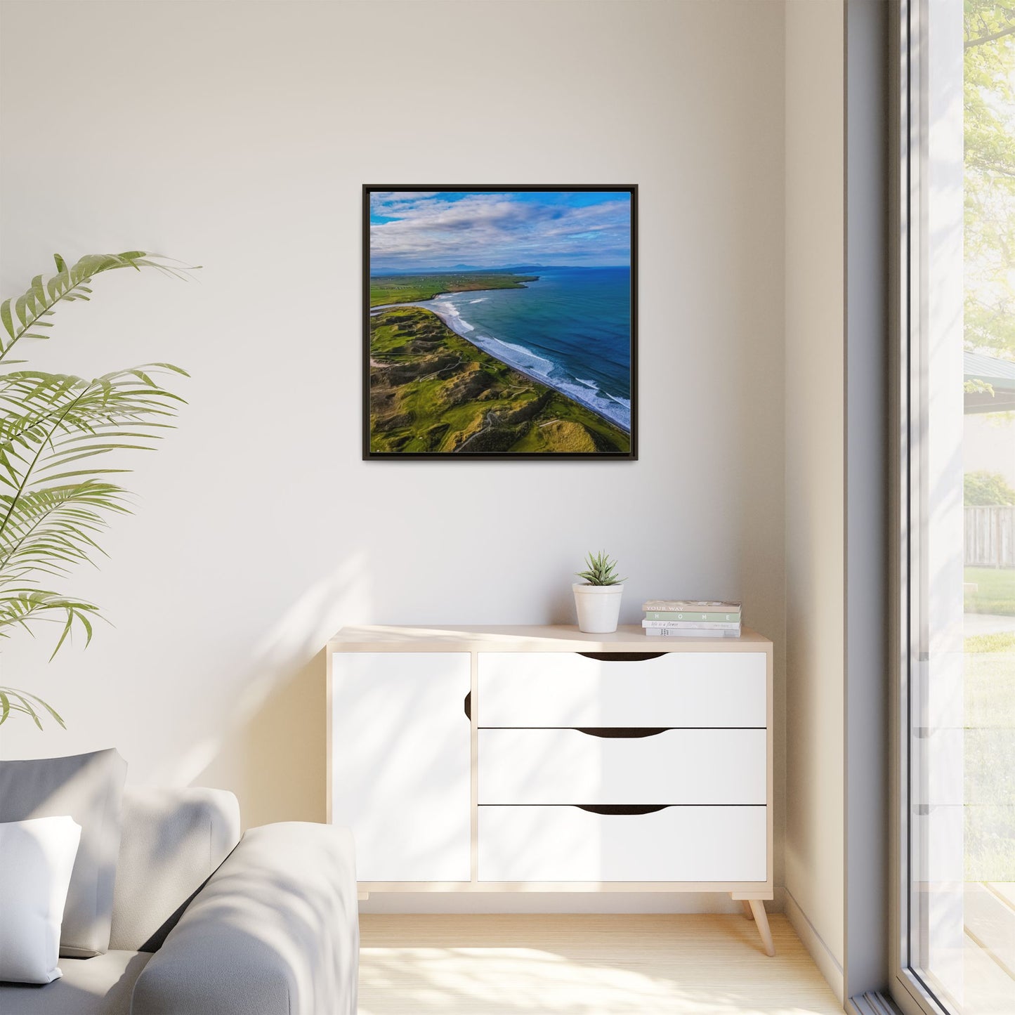 Kerry Landscape Matte Canvas, Framed (Multi-color)