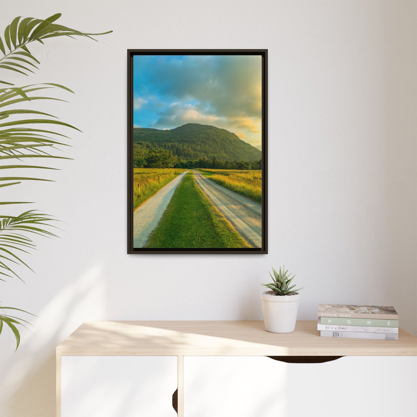Mountain Torc Matte Canvas, Framed (Multi-color)