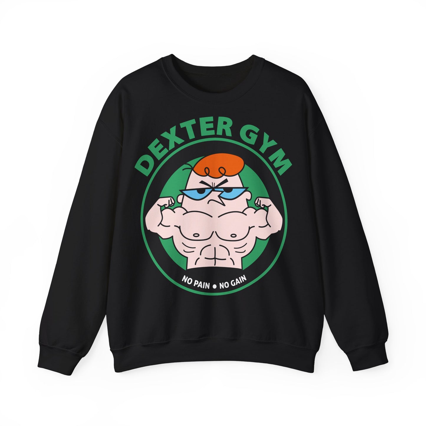 Dexter Gym Unisex Heavy Blend™ Crewneck Sweatshirt  - No Pain No Gain Design