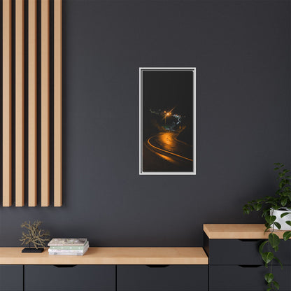 Ballybunion at Night Matte Canvas, Framed (Multi-color)