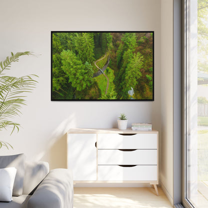 Glanageenty Forest Matte Canvas, Framed (Multi-color)