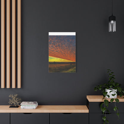 Cloudy Sunset Matte Canvas, Stretched, 1.25"