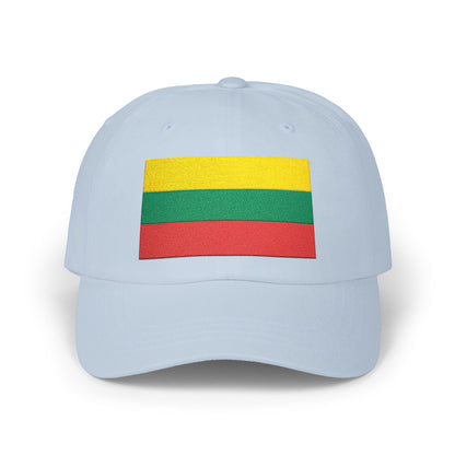 Lithuania Flag Embroidered Classic Dad Cap - Stylish Cotton Hat for Men