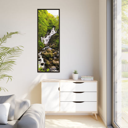 Torc Waterfall Matte Canvas, Framed (Multi-color)