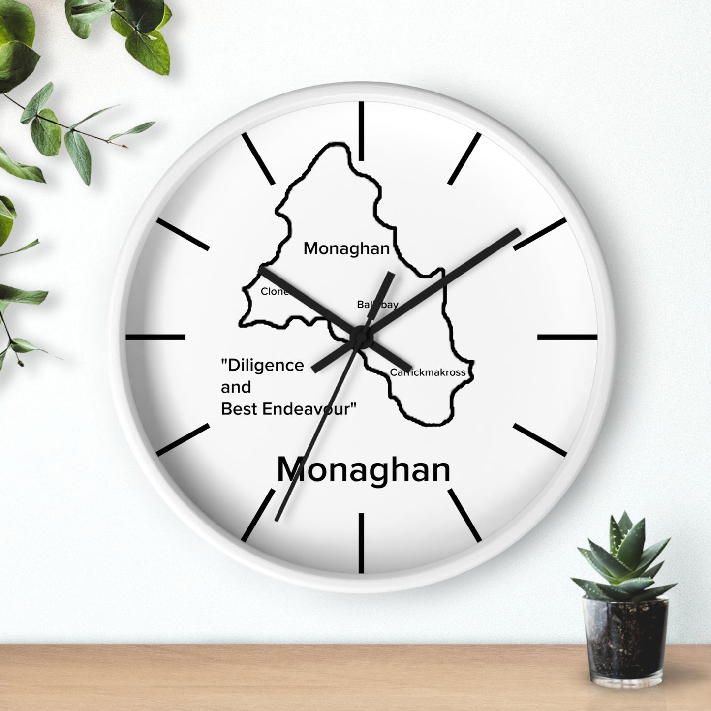 Monaghan County Wall Clock