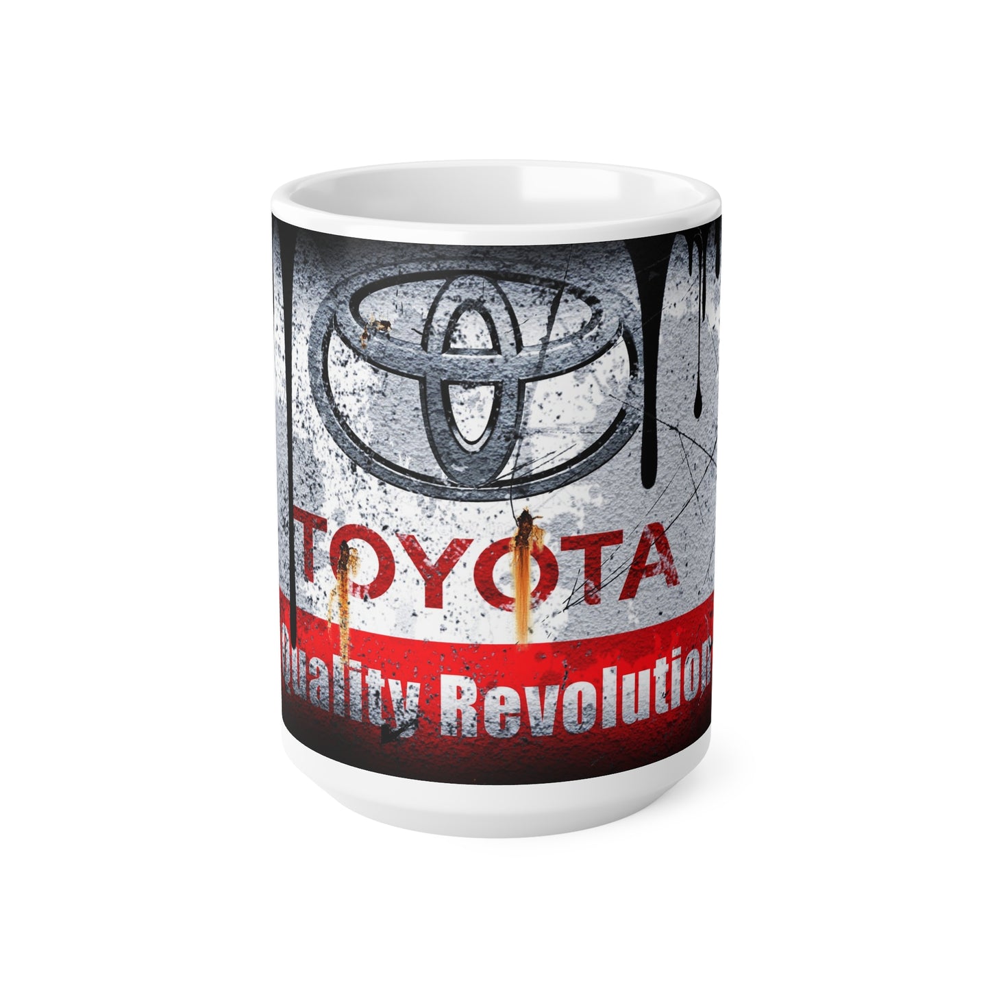 Toyota Quality Revolution Ceramic Coffee Cup - 11oz & 15oz - Unique Mug for Car Enthusiasts