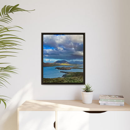 Unknown Mountain Matte Canvas, Framed (Multi-color)