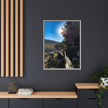 Glanteenassig Trail Matte Canvas, Framed (Multi-color)