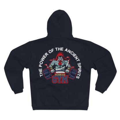 Gym Power Unisex Hooded Zip Sweatshirt
