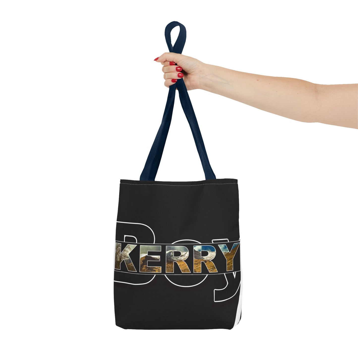 Kerry Boy Black - Black Tote Bag (AOP)