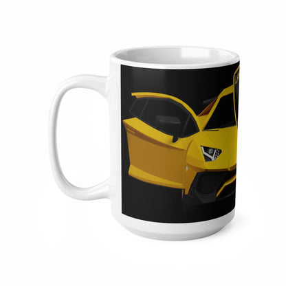 Lamborghini-Inspired Ceramic Coffee Mug - 11oz & 15oz, Perfect Gift for Car Enthusiasts