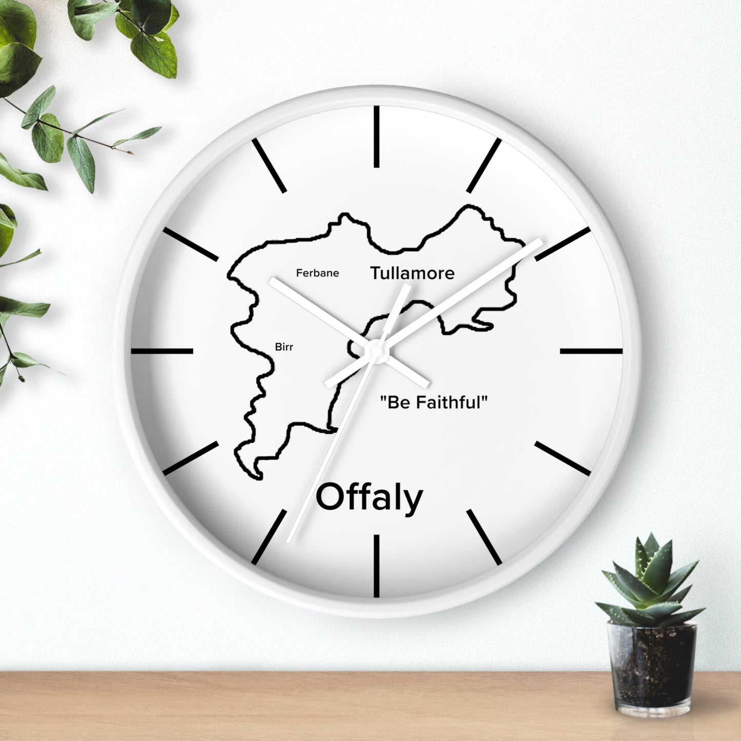 Offaly County Wall Clock