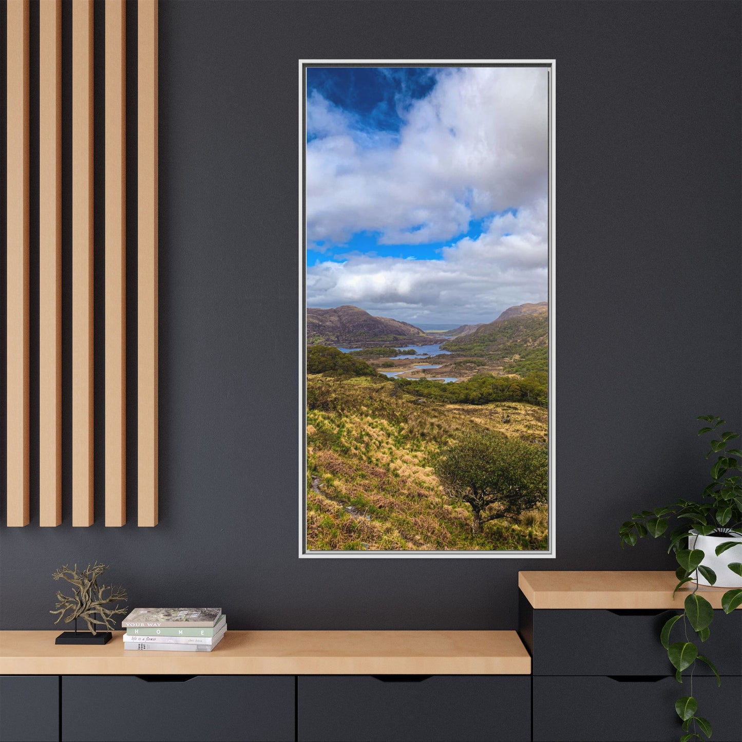 Matte Canvas, Framed (Multi-color)