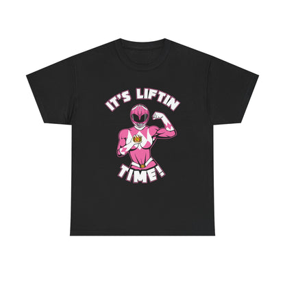 Powerful Pink Hero Unisex Heavy Cotton Tee - It's LIT Black