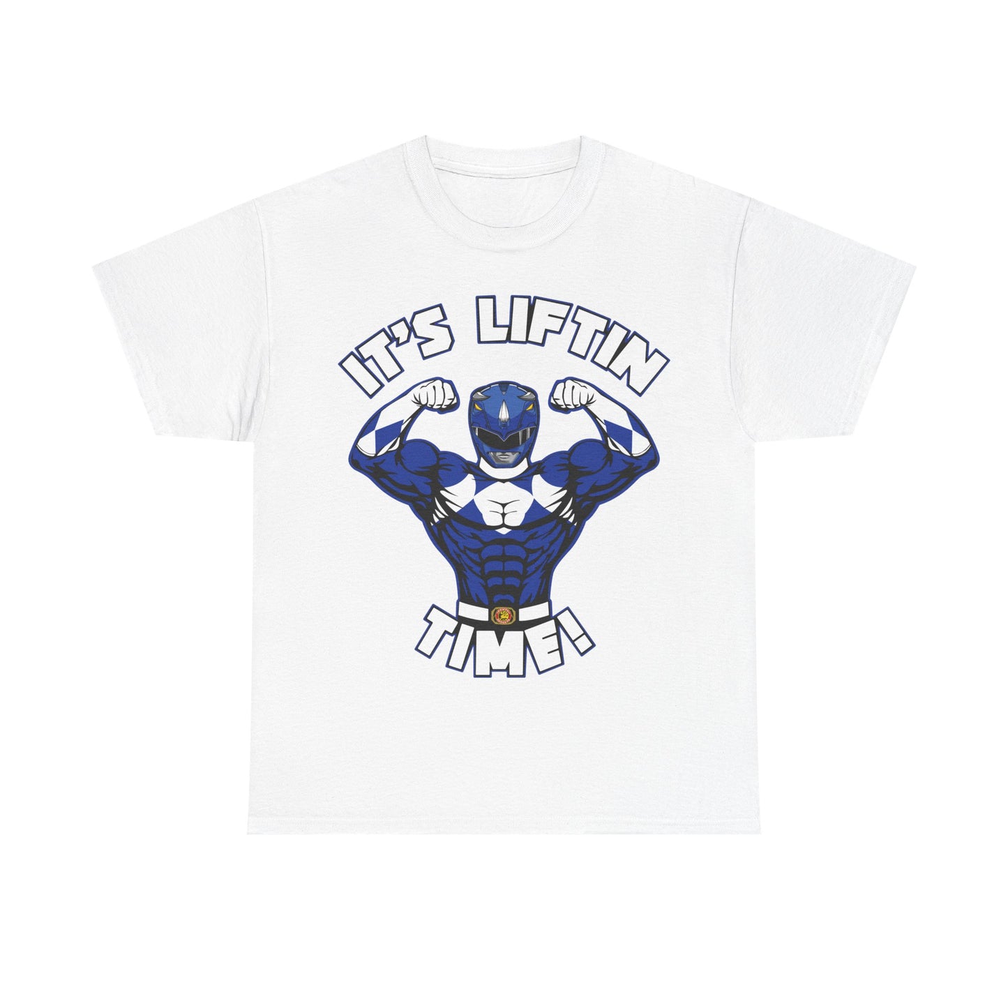 It's Liftin' Time! Unisex Heavy Cotton Tee - Fun Fitness Shirt for Gym Lovers White