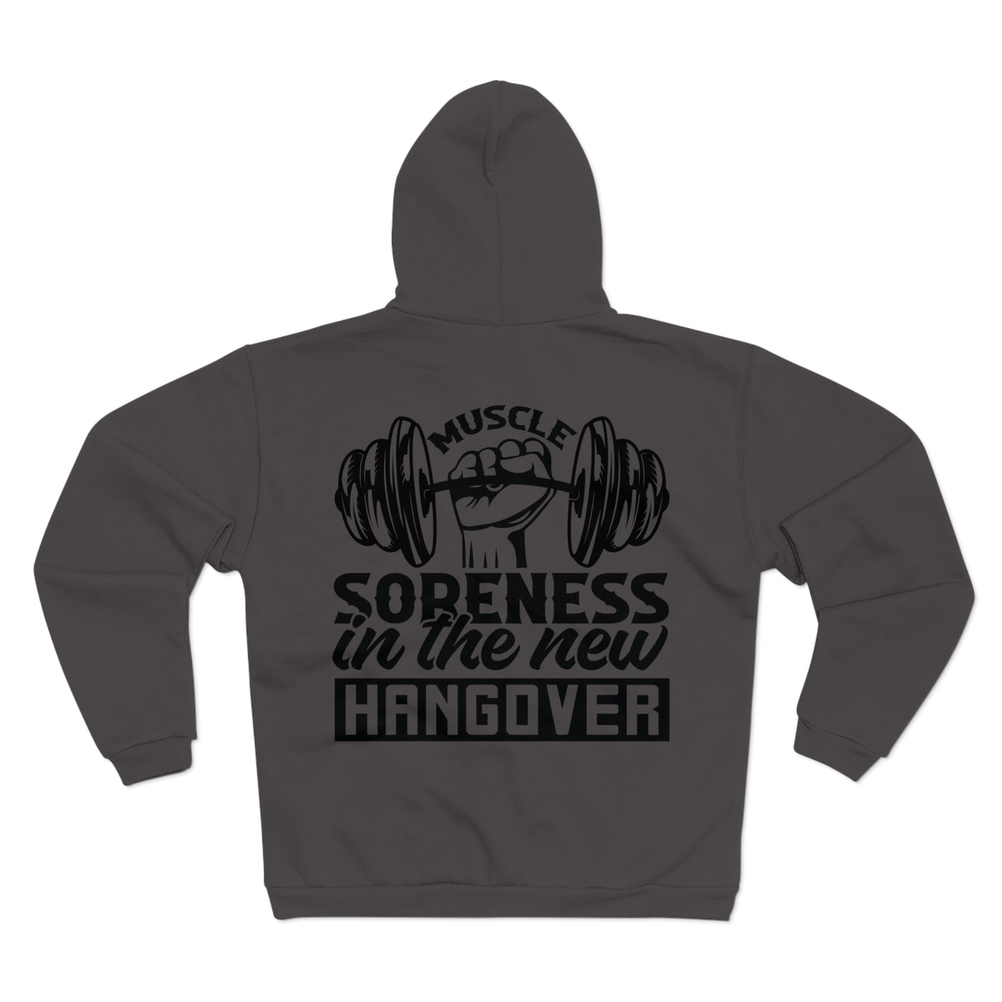 Muscle Recovery Hooded Zip Sweatshirt - Perfect for Fitness Enthusiasts