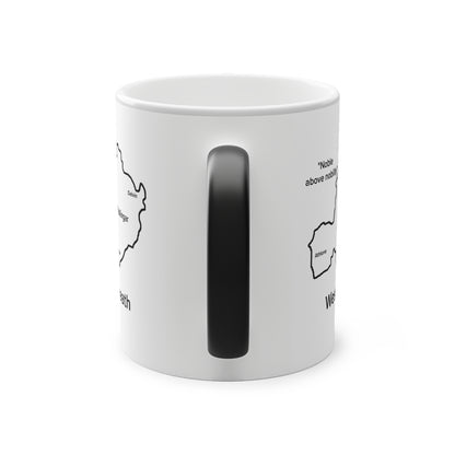 Westmeath Magic Mug: Color - Changing Coffee Cup with Artistic Map Design