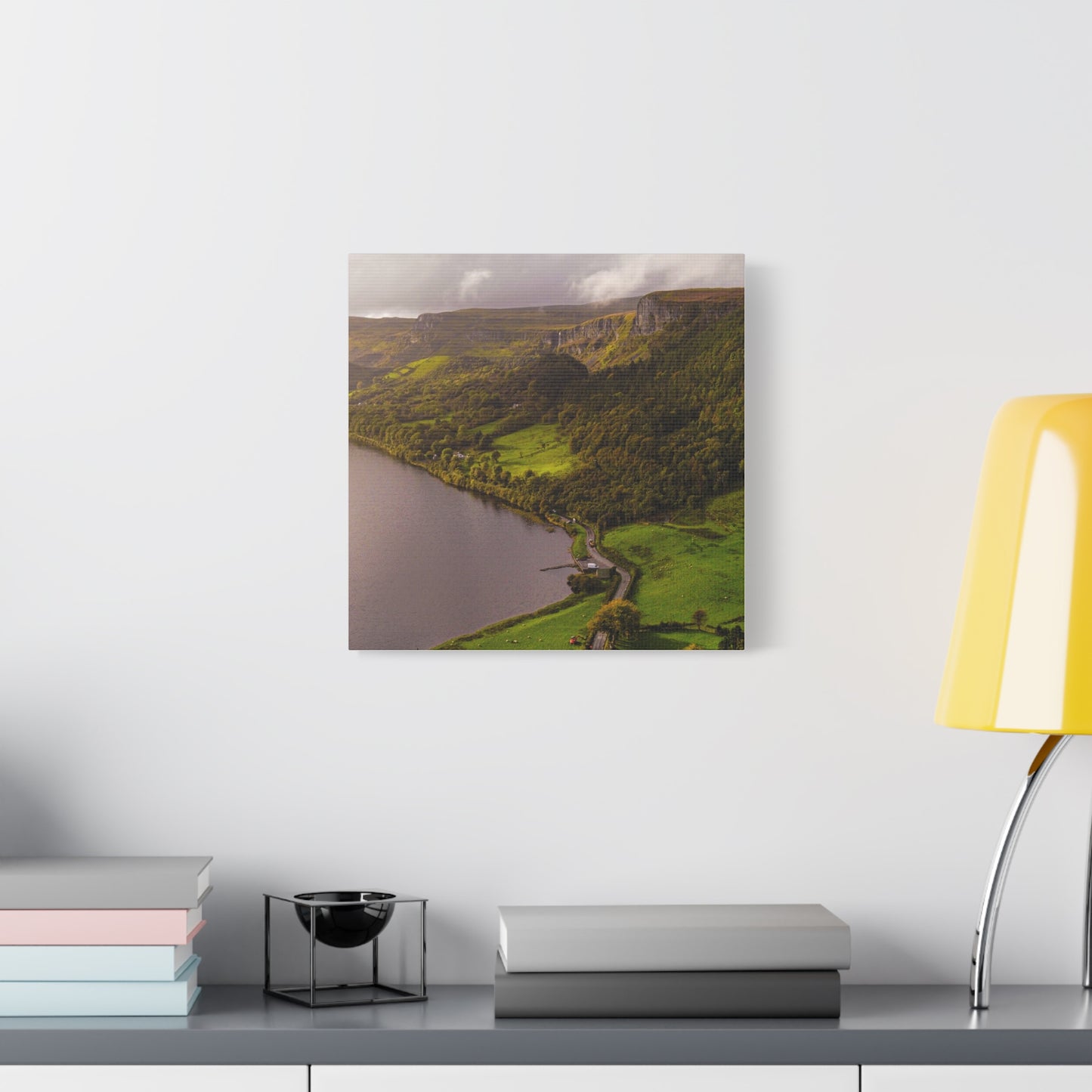 Sruth in Aghadh an Aird or The devil's Chimney Matte Canvas, Stretched, 1.25"