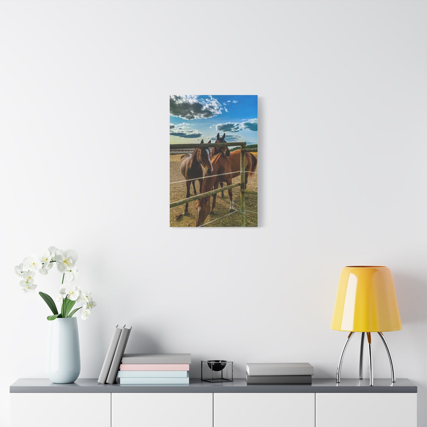 Horses Matte Canvas, Stretched, 1.25"