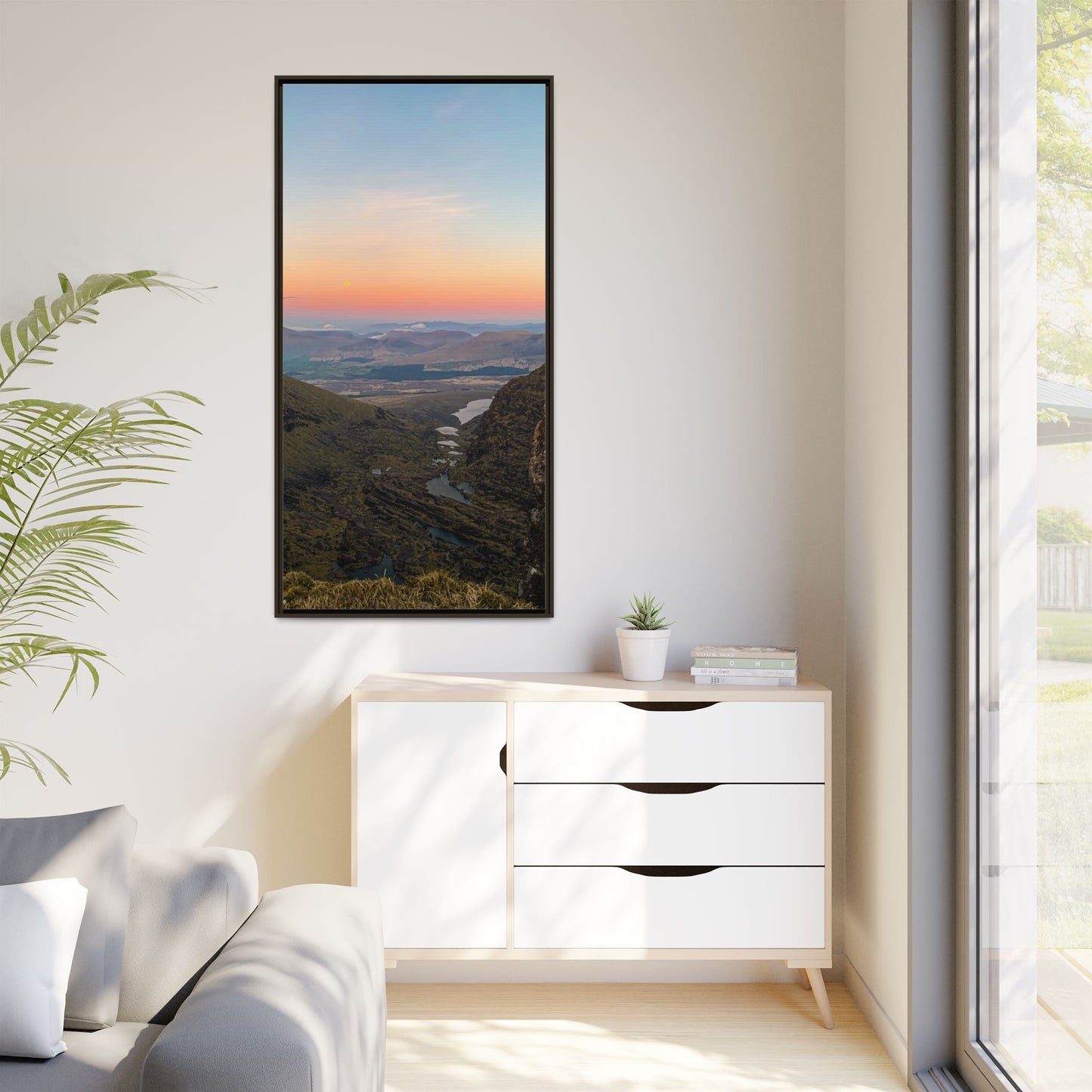 On The Way To Mount Brandon Matte Canvas, Framed (Multi-color)