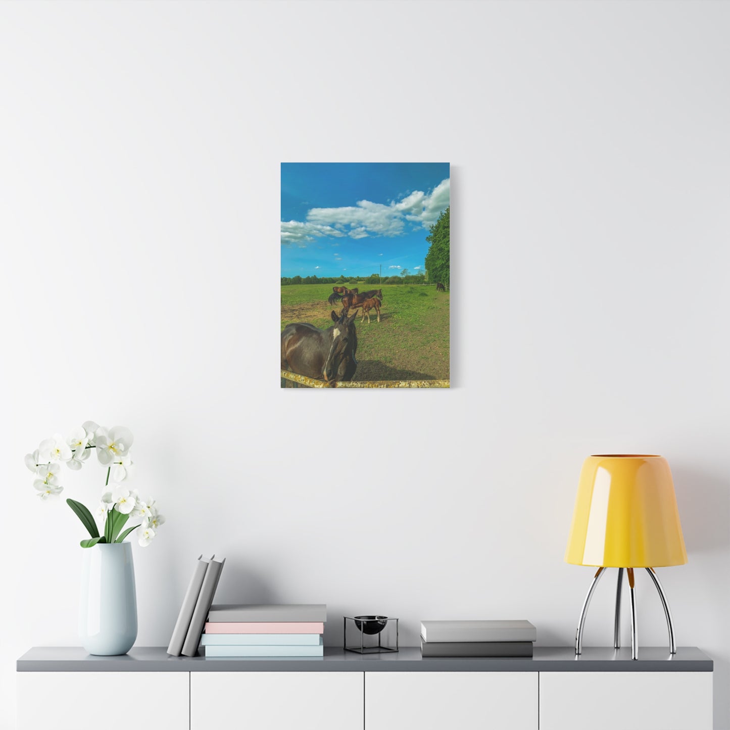 Horse Matte Canvas, Stretched, 1.25"