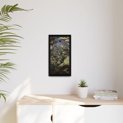 Rocks Matte Canvas, Framed (Multi-color)