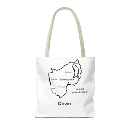 Down Tote Bag White Edition