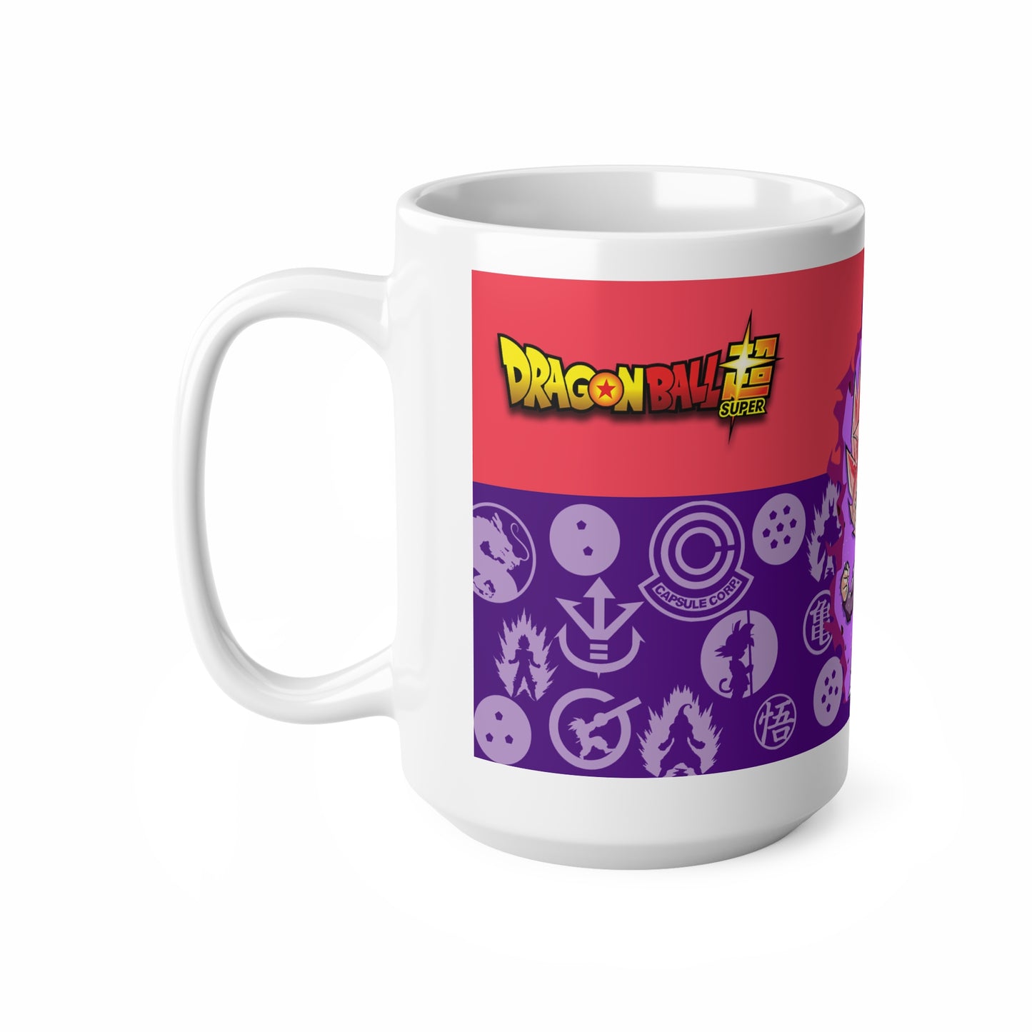 Dragon Ball Super Ceramic Coffee Cup - 11oz & 15oz - Perfect for Fans and Collectors