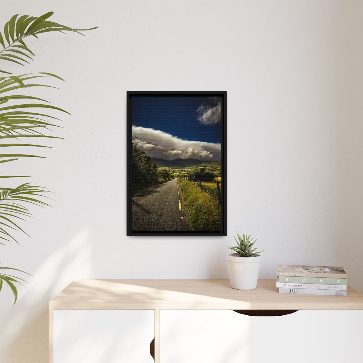 Somewhere In Kerry Matte Canvas, Framed (Multi-color)