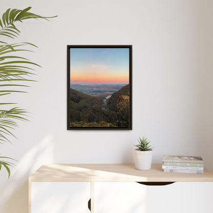 On The Way To Mount Brandon Matte Canvas, Framed (Multi-color)