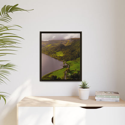 South in Aghadh an Aird or The Devil's Cheney Matte Canvas, Framed (Multi-color)