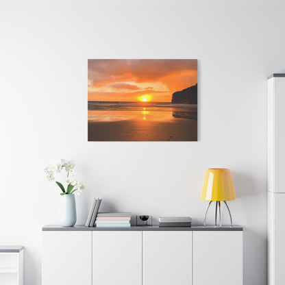 Sunset in Ballybunion Matte Canvas, Stretched, 1.25"