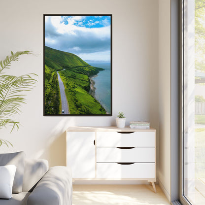 Ring of Kerry Drive Matte Canvas, Framed (Multi-color)